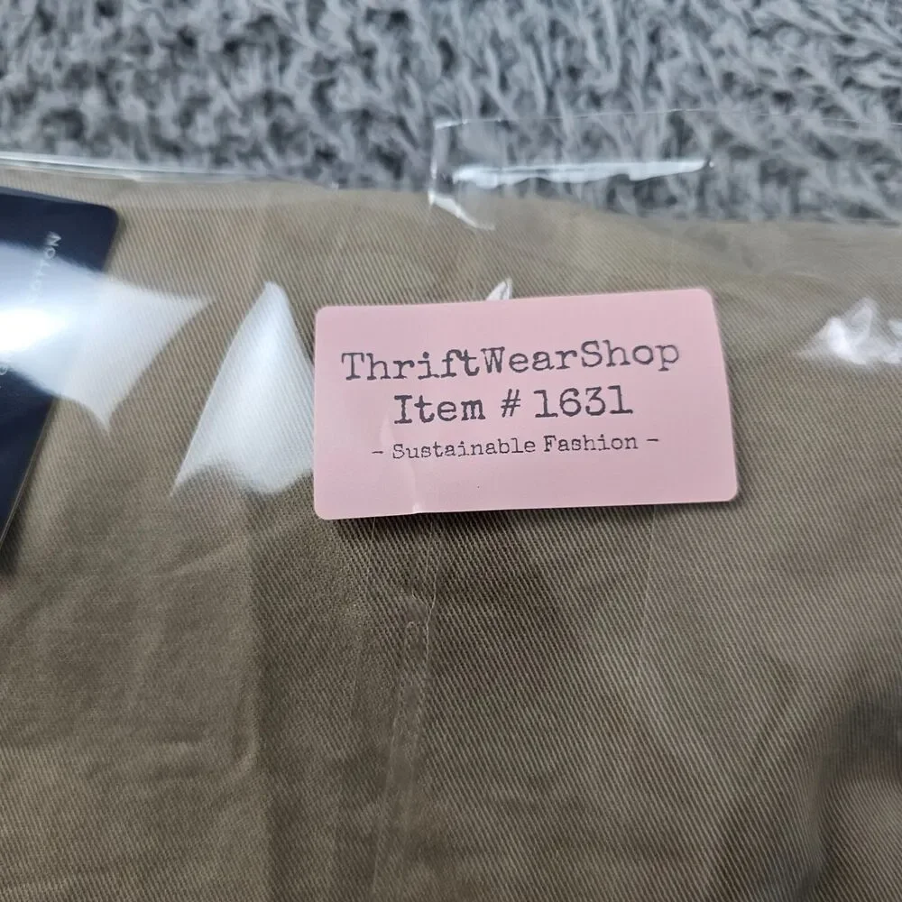 Joseph Abboud Pants 32x31 Khaki Beige Chino Comfort Stretch Preppy Casual NWT